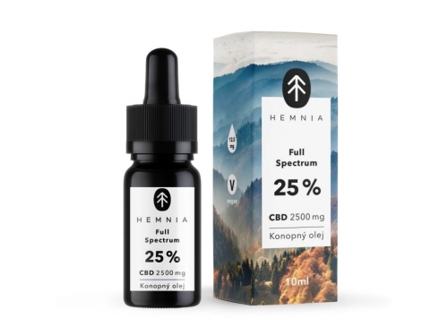 CBD ulje konoplje punog spektra 25%, 2500 mg, 10 ml