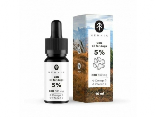 Hemnia CBD ulje za pse 5%, 500 mg, 10 ml