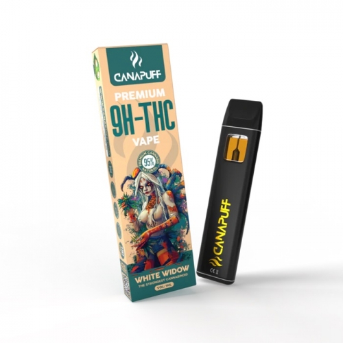 White Widow 95% 9H-THC – jednokratni vape – CanaPuff – 1 ml